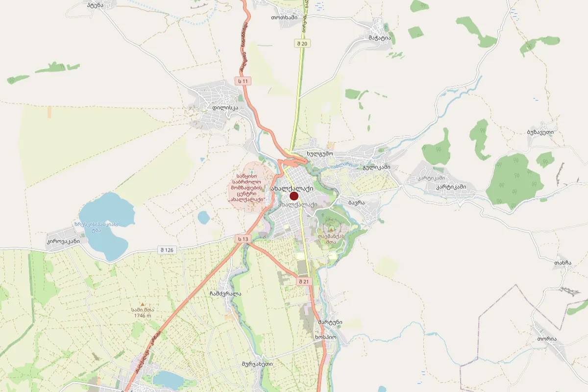 Akhalkalaki, OpenStreetMap