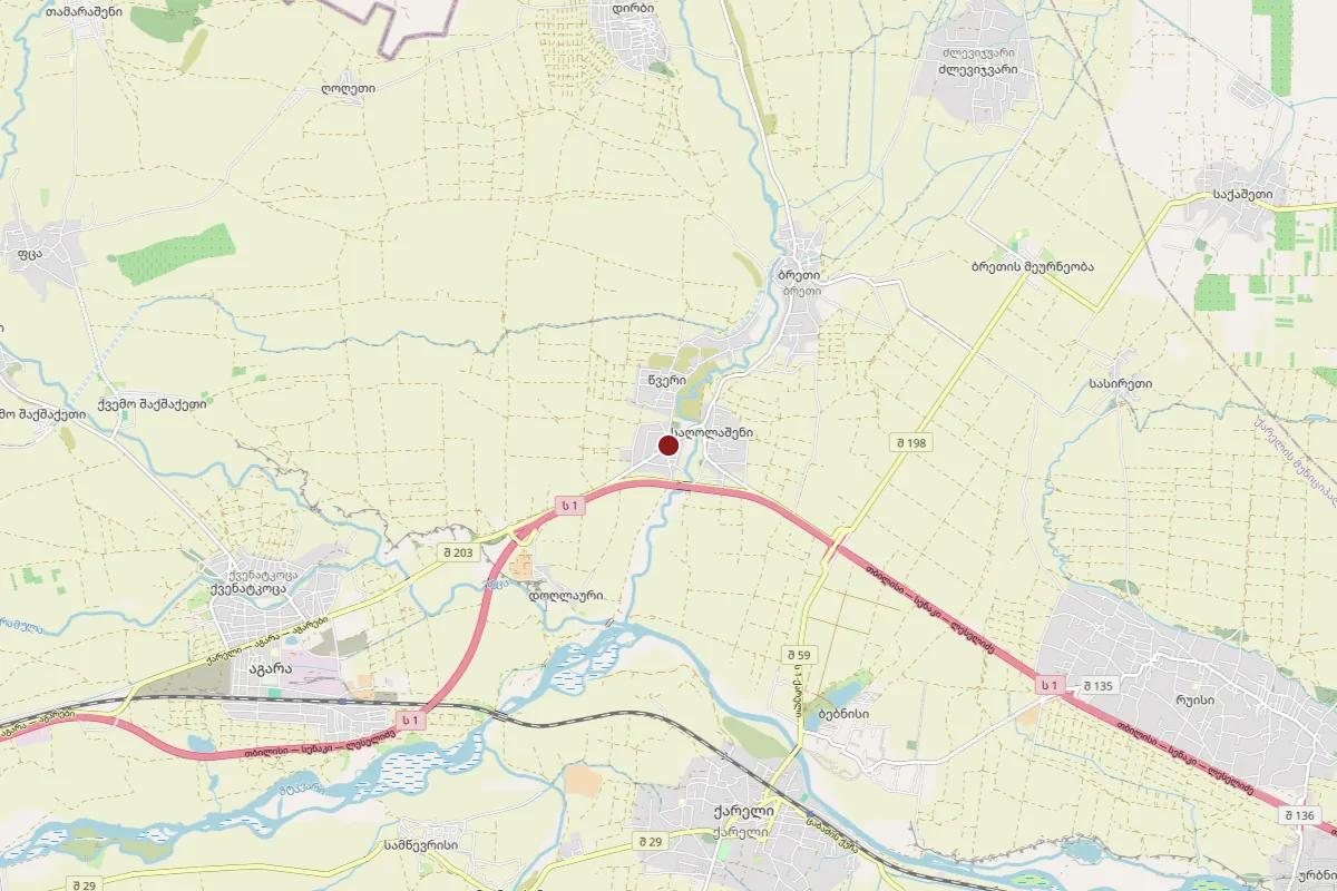 Aradeti, OpenStreetMap