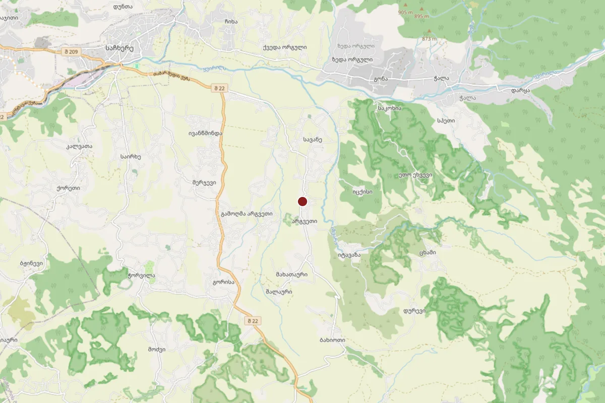Argveti, OpenStreetMap