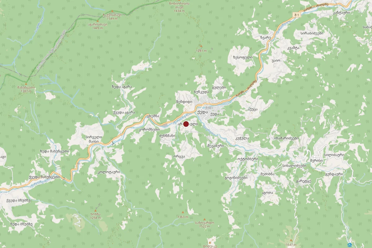 Arsenauli, OpenStreetMap