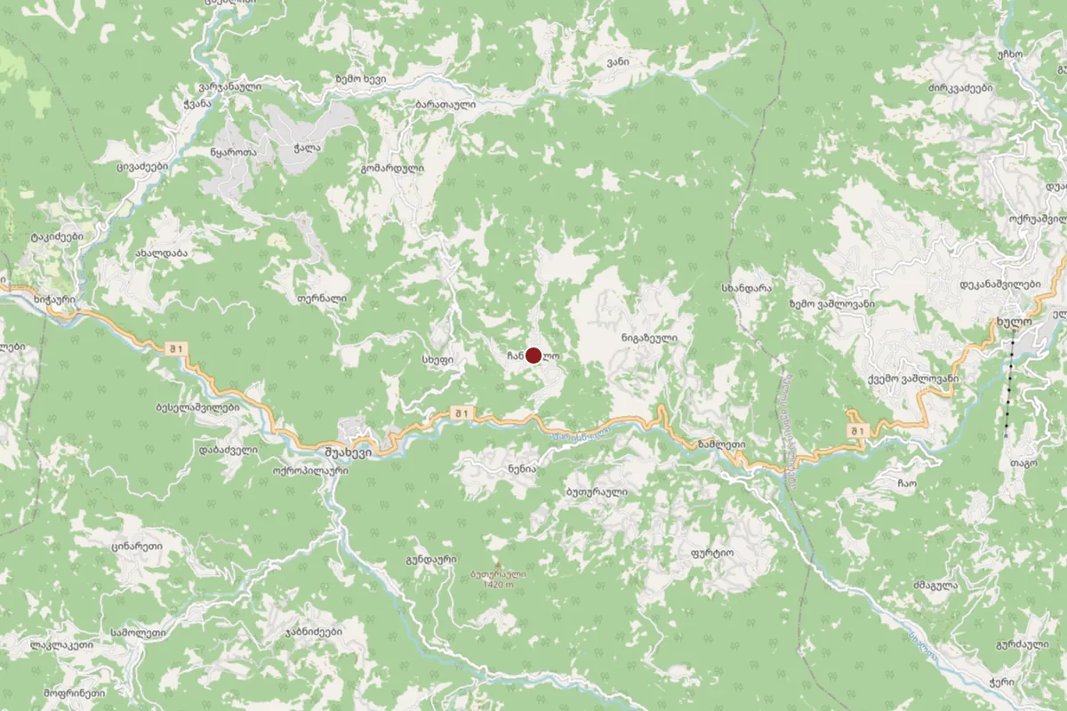 Chanchkhalo, OpenStreetMap