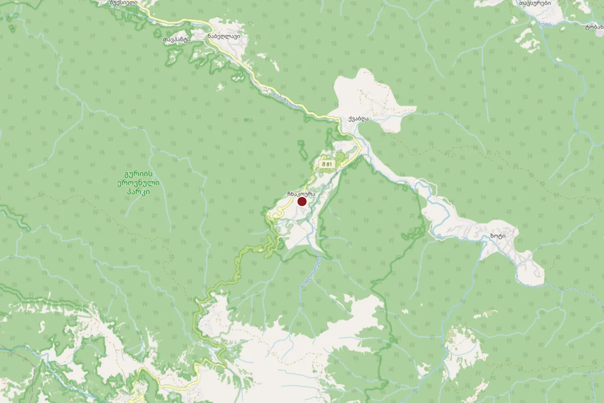 Chkhakoura, OpenStreetMap