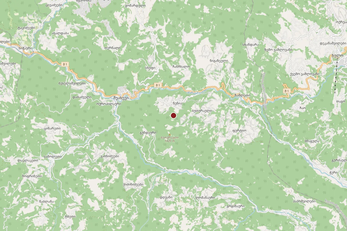Dabadzveli, OpenStreetMap