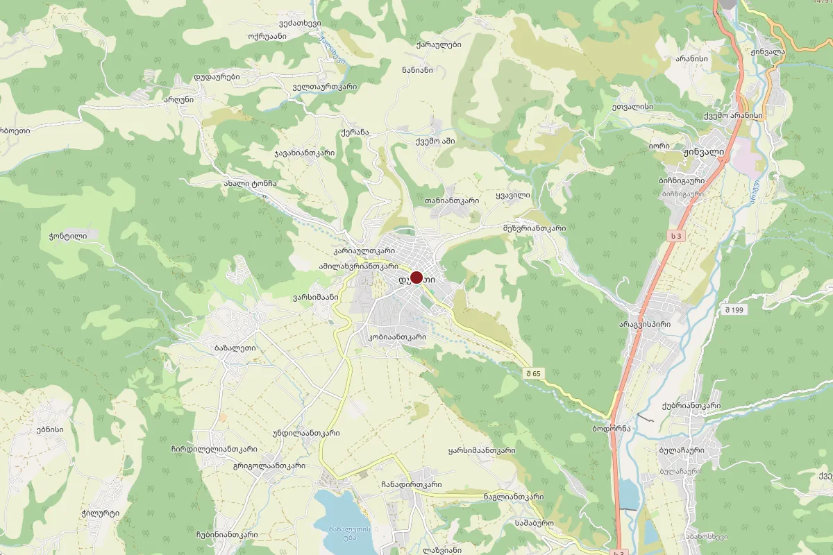 Dusheti, OpenStreetMap