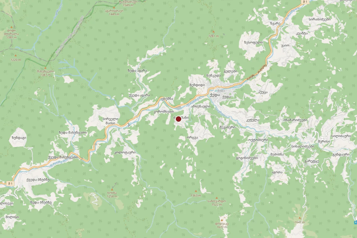 Dzentsmani, OpenStreetMap
