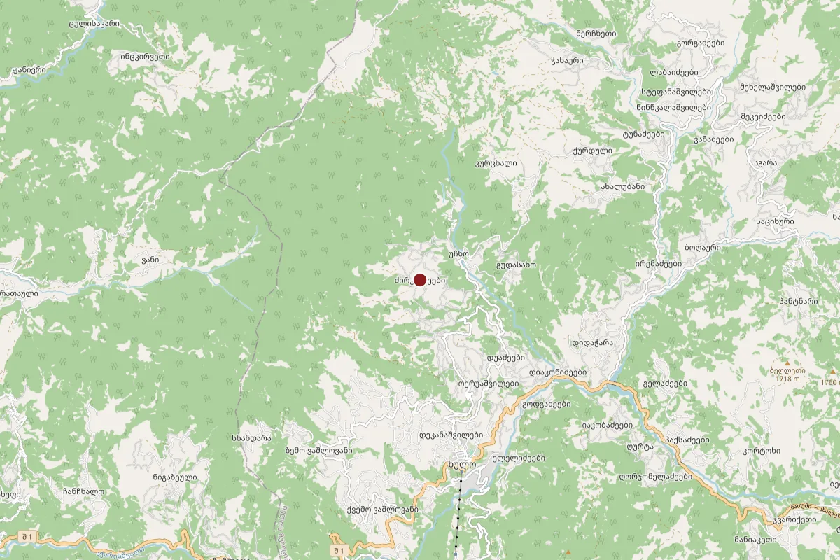 Dzirkvadzeebi, OpenStreetMap