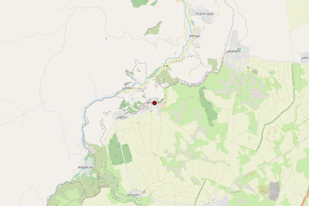 Gogasheni, OpenStreetMap