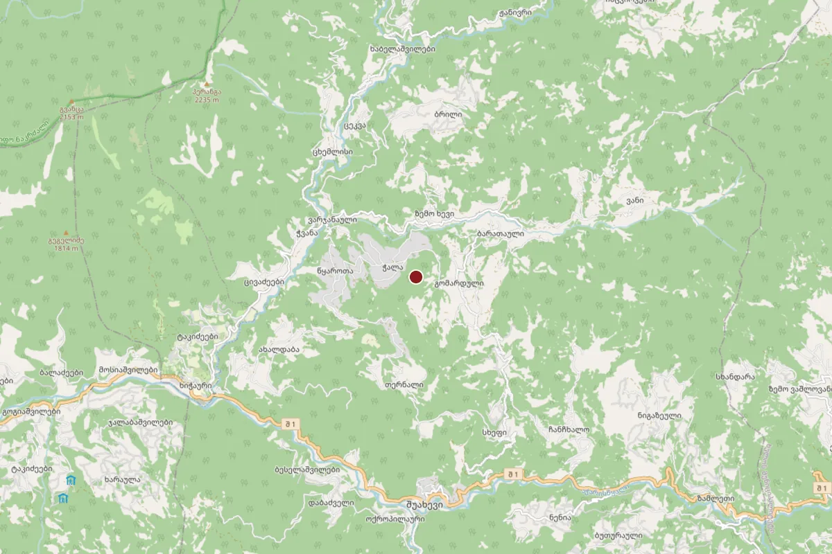 Gomarduli, OpenStreetMap