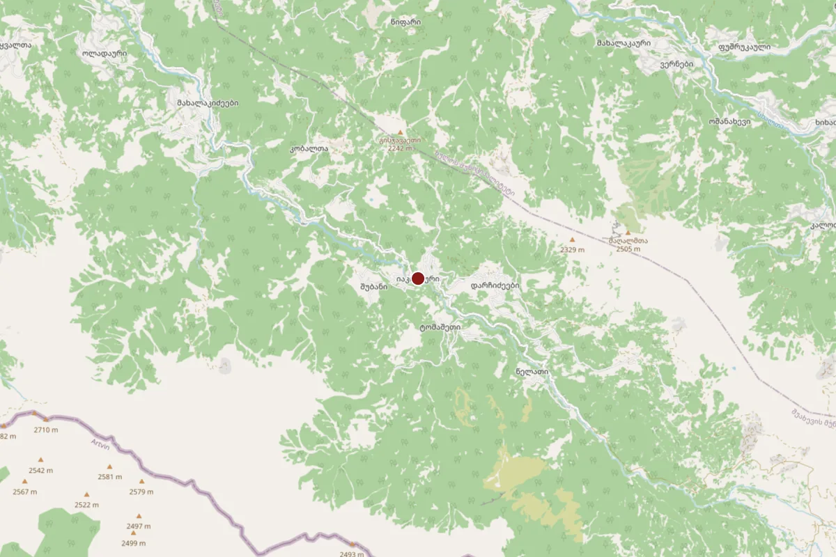 Iakobauri, OpenStreetMap