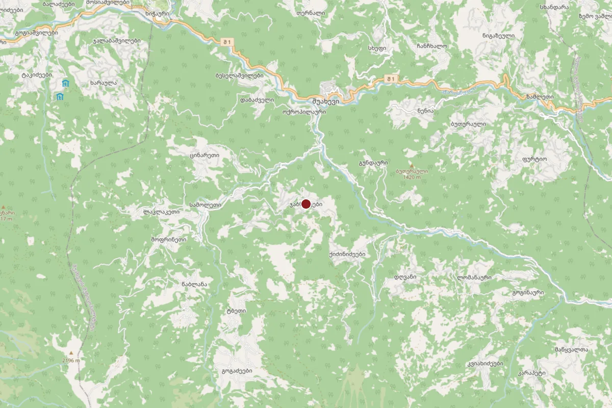 Jabnidzeebi, OpenStreetMap