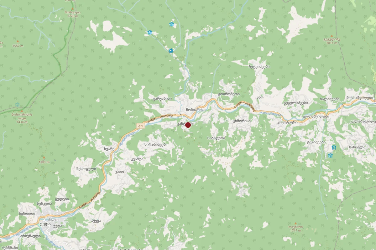 Kantauri, OpenStreetMap