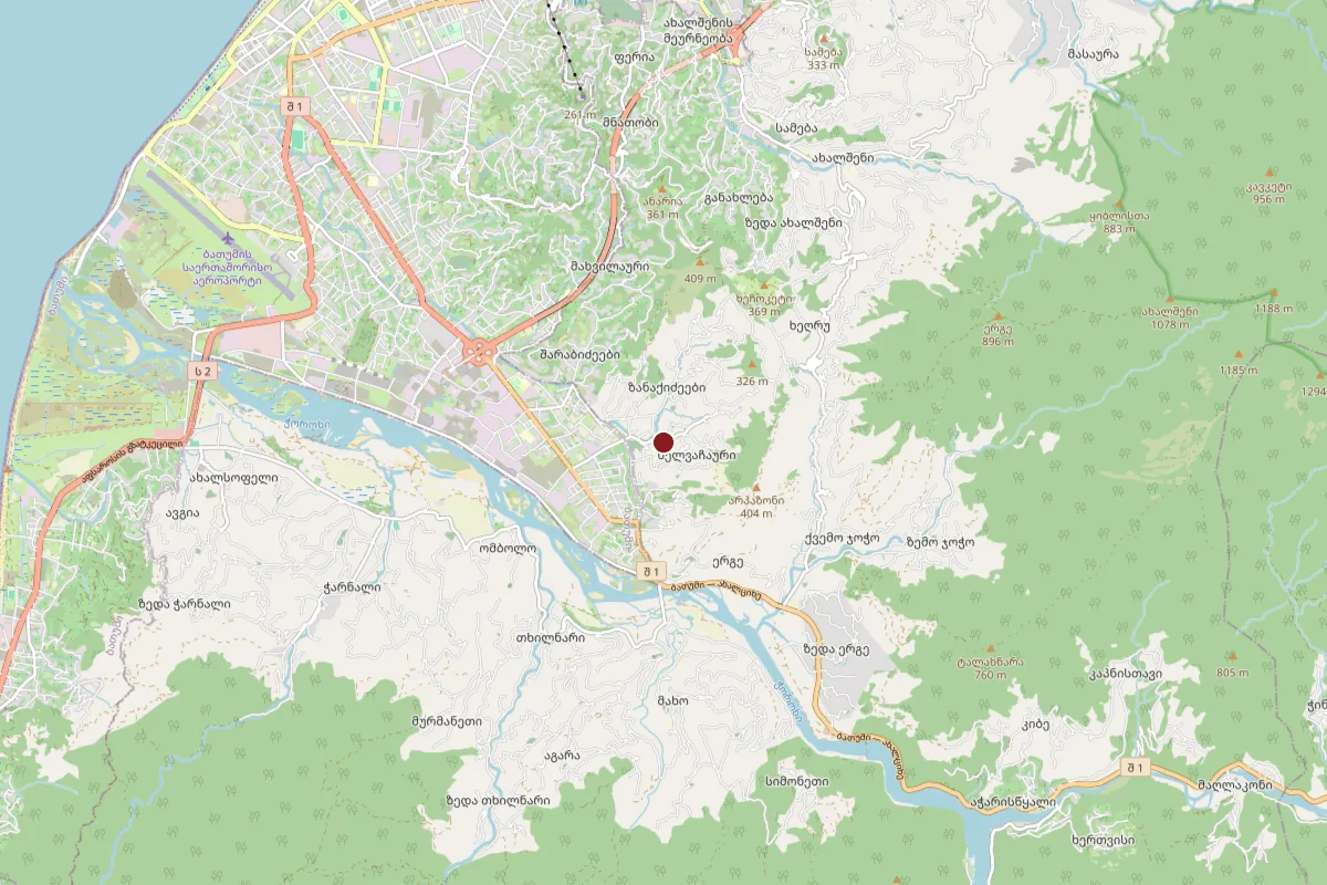 Khelvachauri, OpenStreetMap