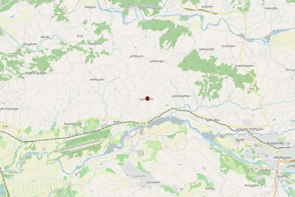 Khvarbeti, OpenStreetMap