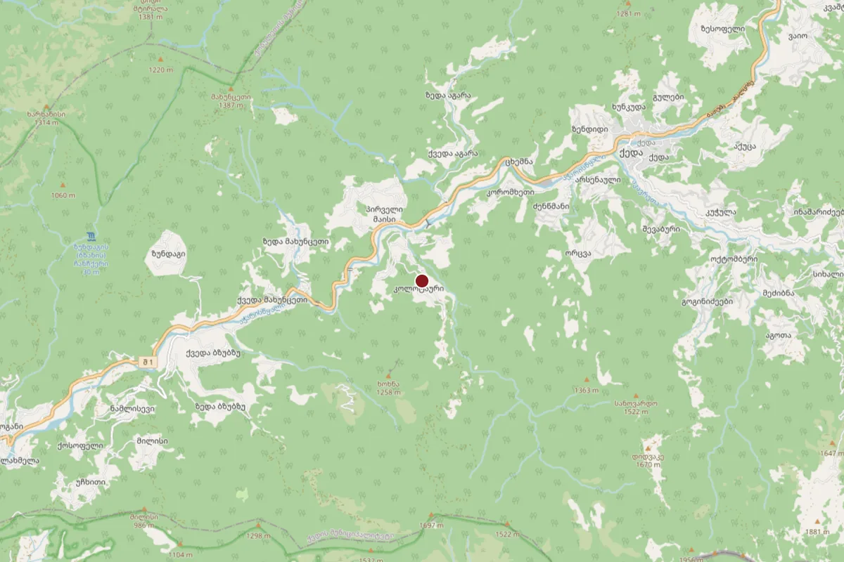 Kolotauri, OpenStreetMap