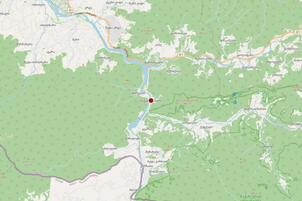 Machakhlispiri, OpenStreetMap