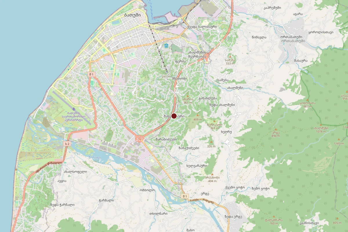 Makhvilauri, OpenStreetMap