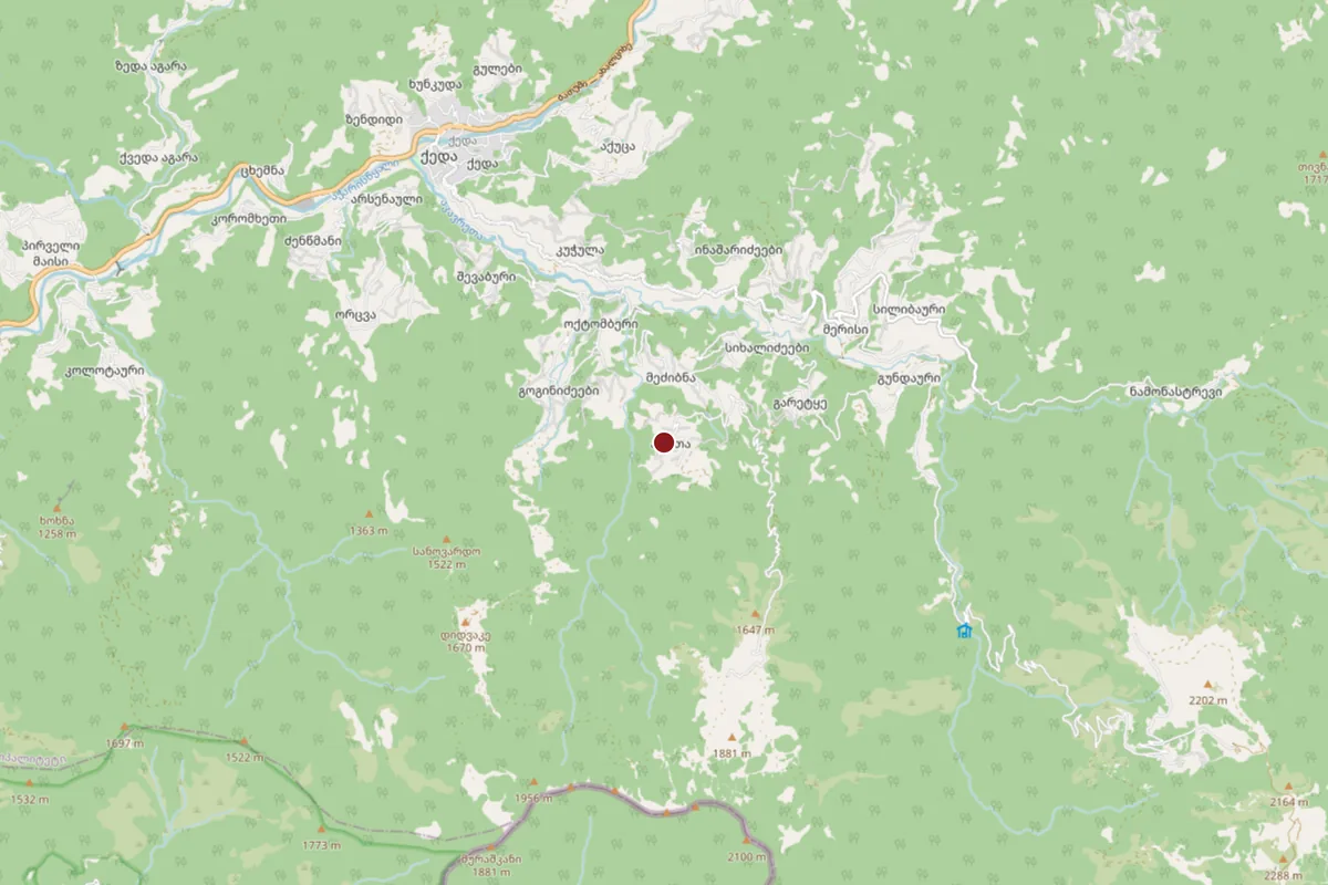 Medzibna, OpenStreetMap