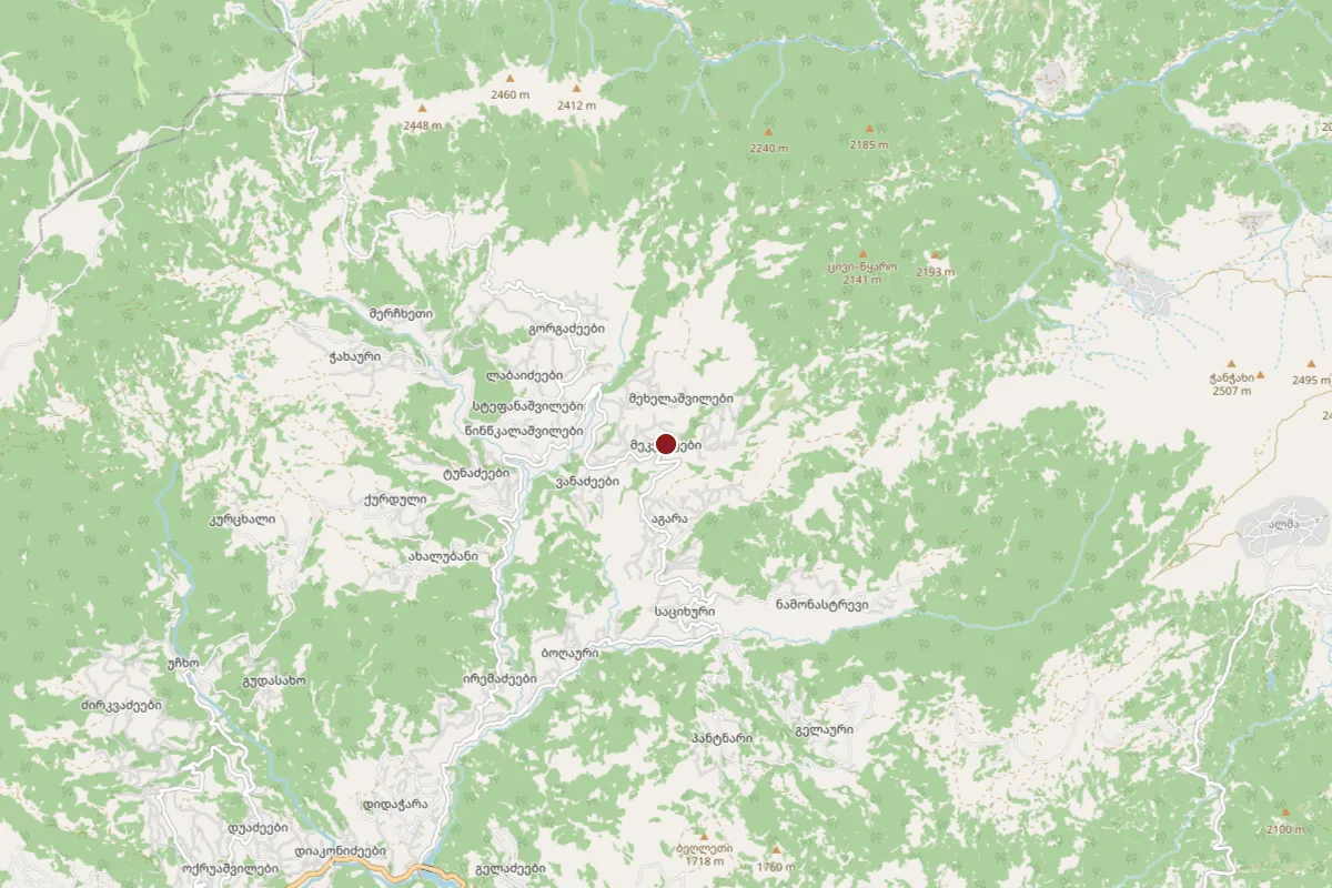 Mekeidzeebi, OpenStreetMap
