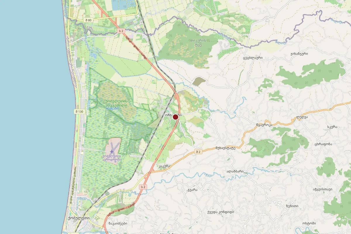 Ochkhamuri, OpenStreetMap