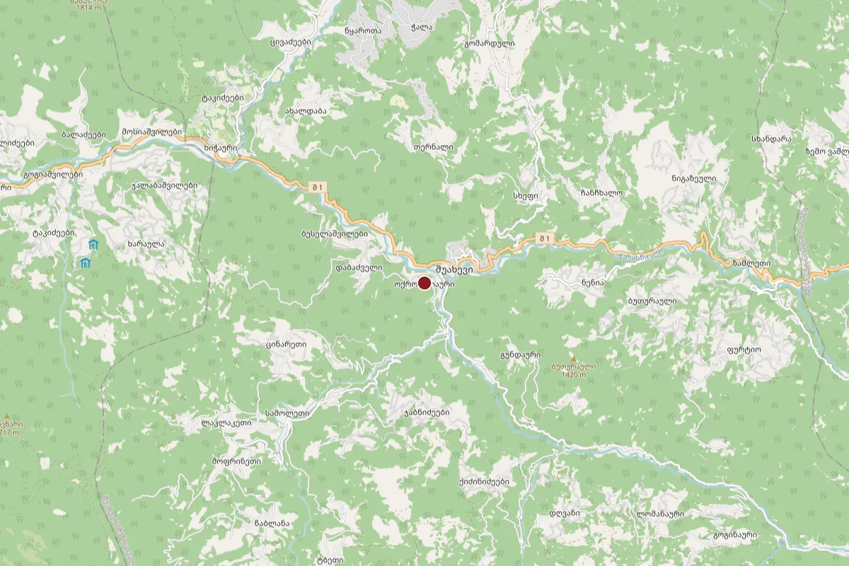 Okropilauri, OpenStreetMap