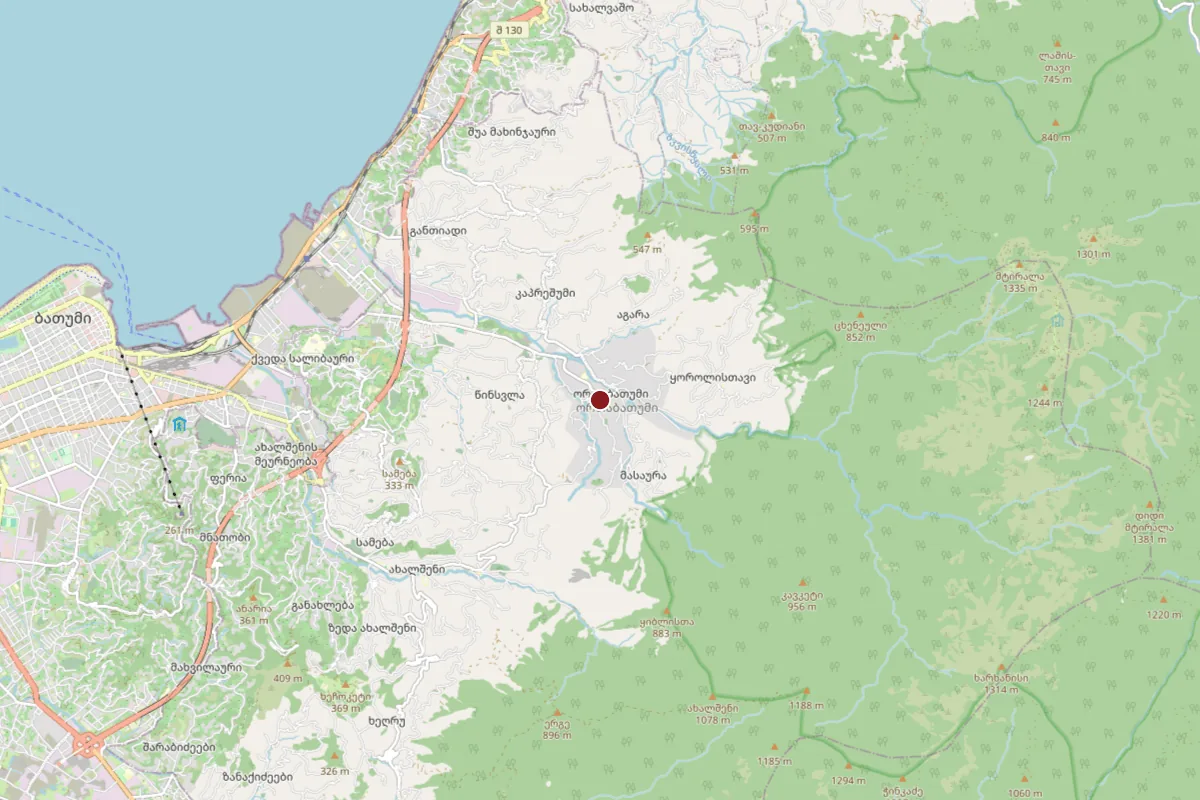 Ortabatumi, OpenStreetMap