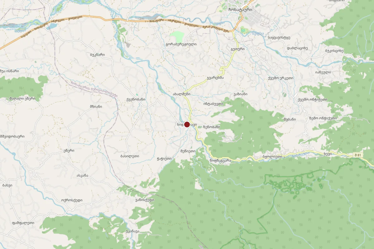 Otskhana, OpenStreetMap