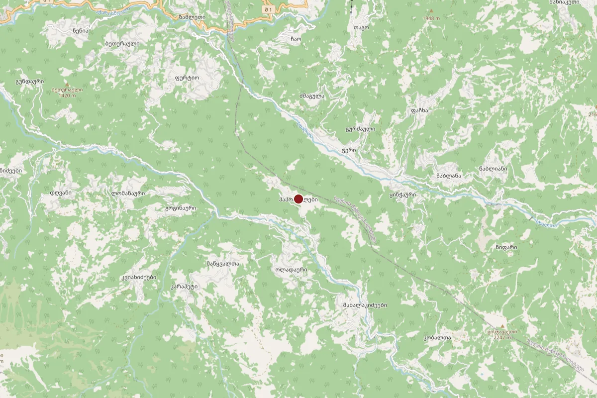 Paposhvilebi, OpenStreetMap