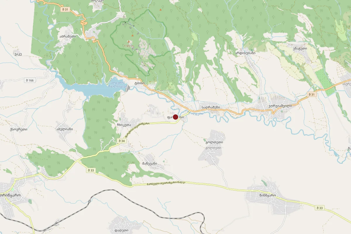 Partskhisi, OpenStreetMap