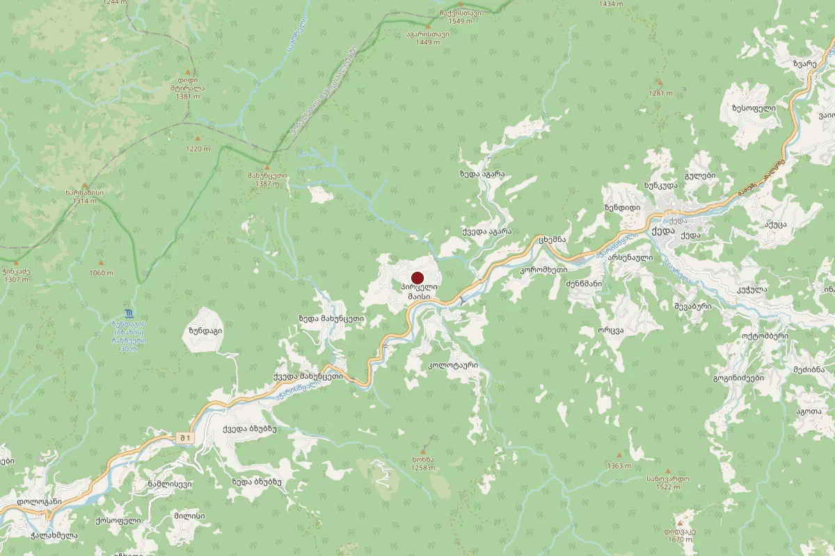 Pirveli maisi, OpenStreetMap
