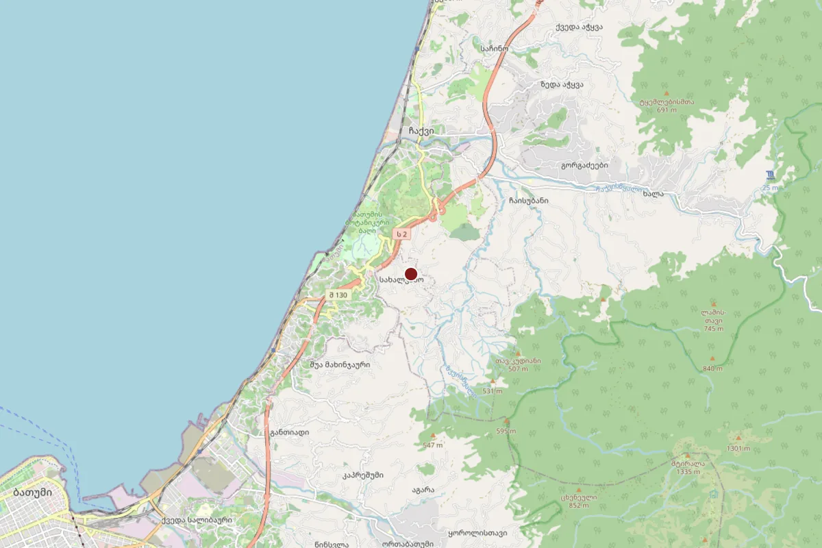 Sakhalvasho, OpenStreetMap