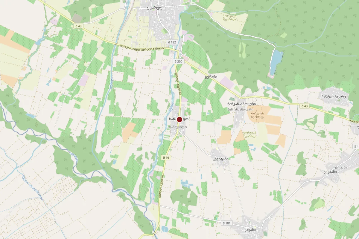 Sanavardo, OpenStreetMap