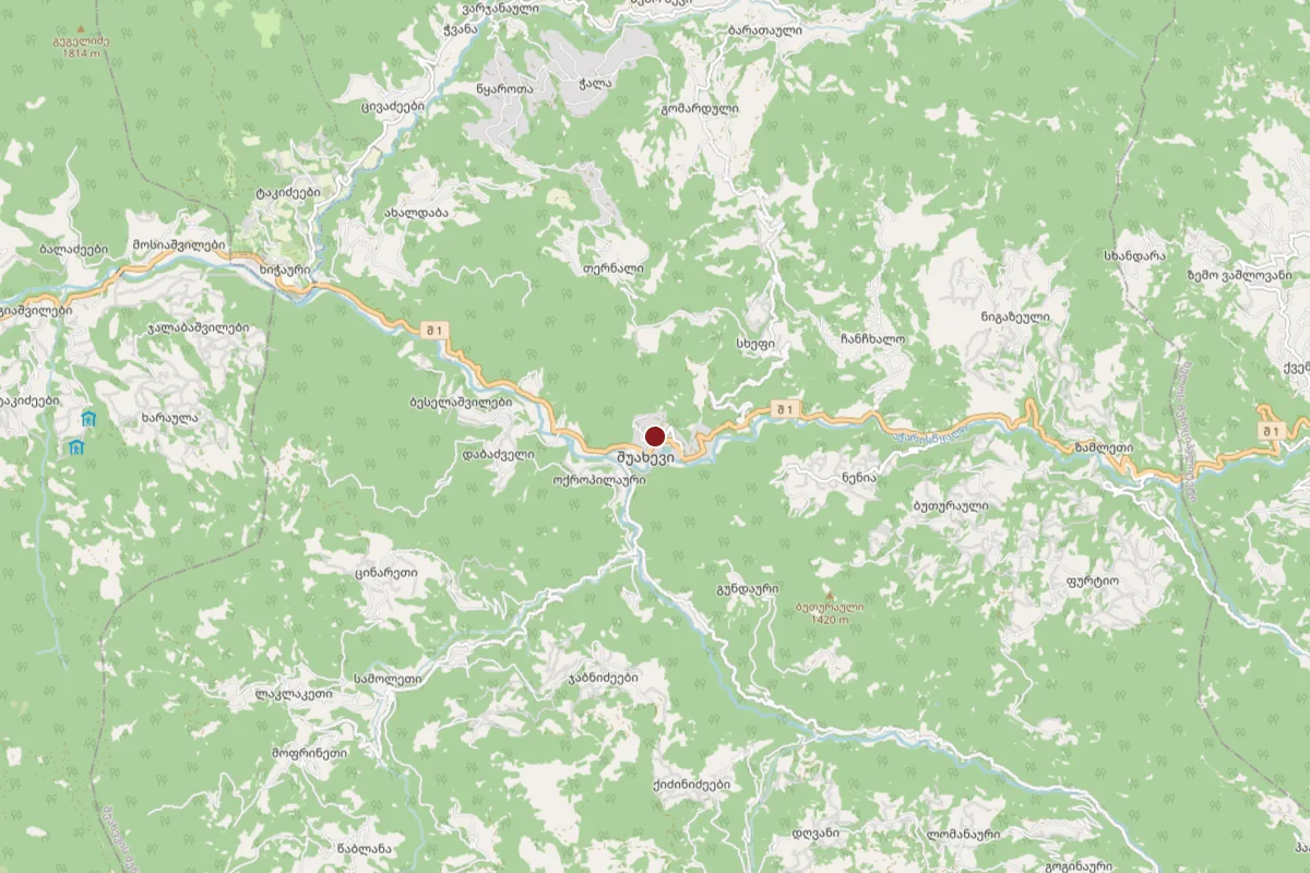 Shuakhevi, OpenStreetMap