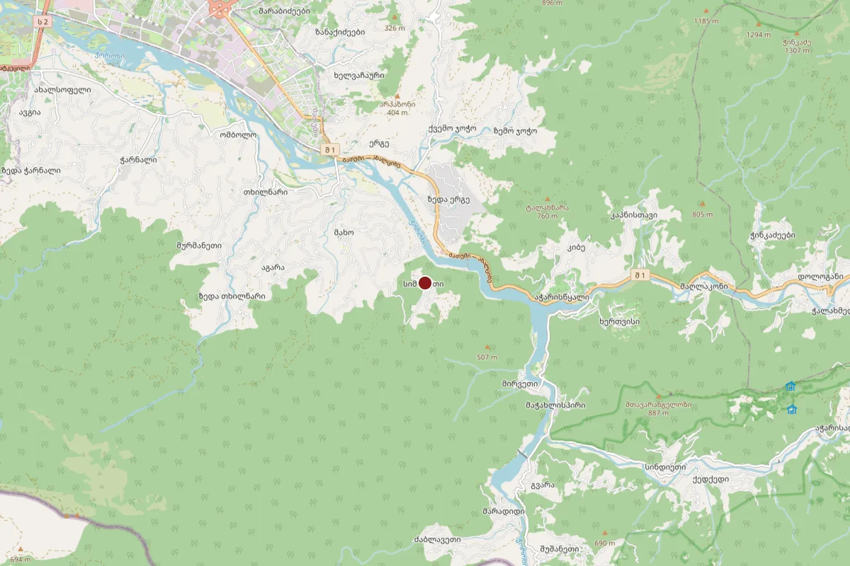 Simoneti, OpenStreetMap