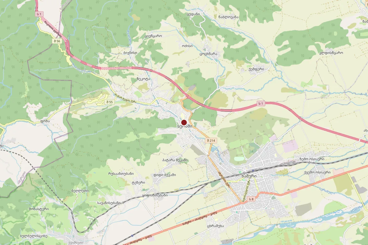 Surami, OpenStreetMap