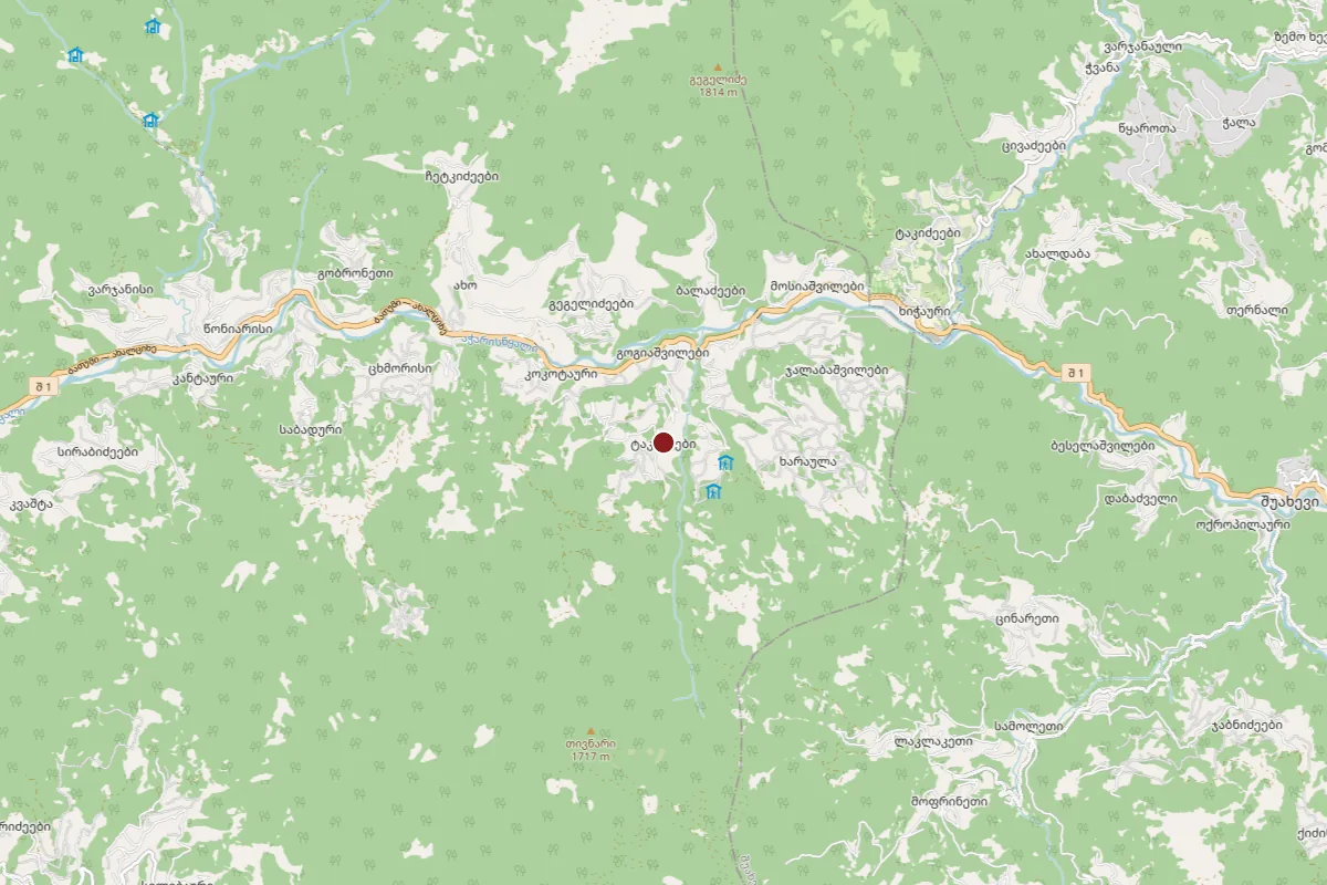 Takidzeebi, OpenStreetMap