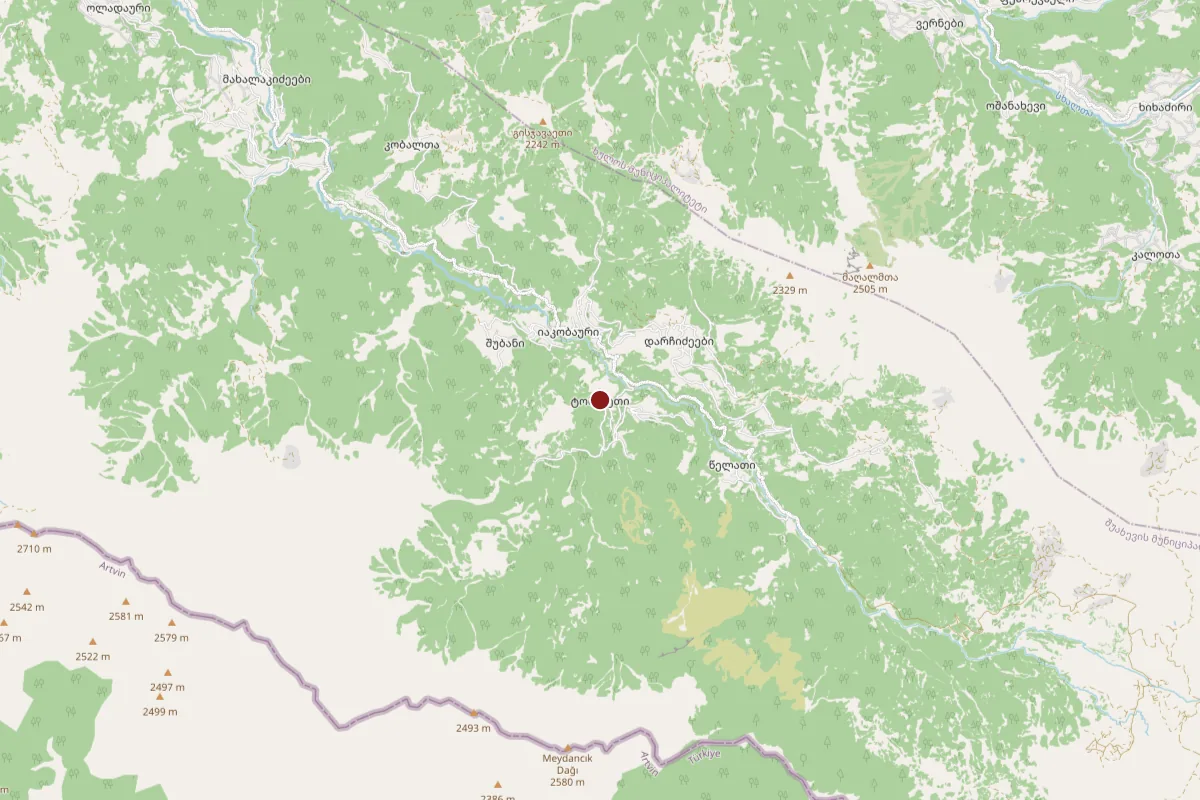 Tomasheti, OpenStreetMap