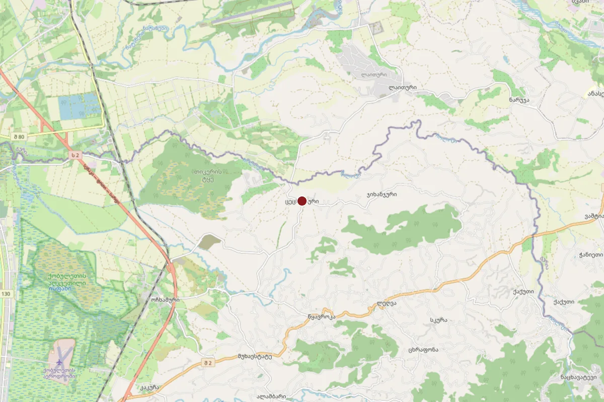 Tsetskhlauri, OpenStreetMap