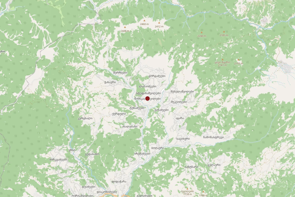 Tsintskalashvilebi, OpenStreetMap