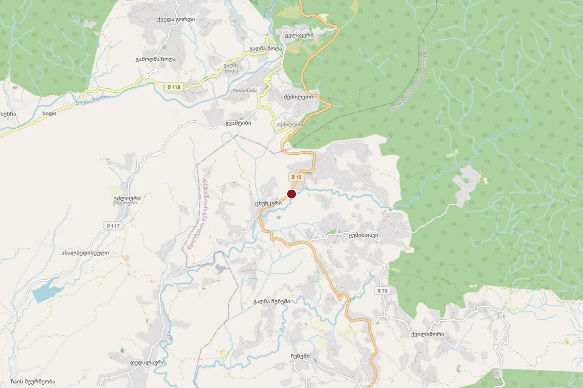 Tskhunkuri, OpenStreetMap