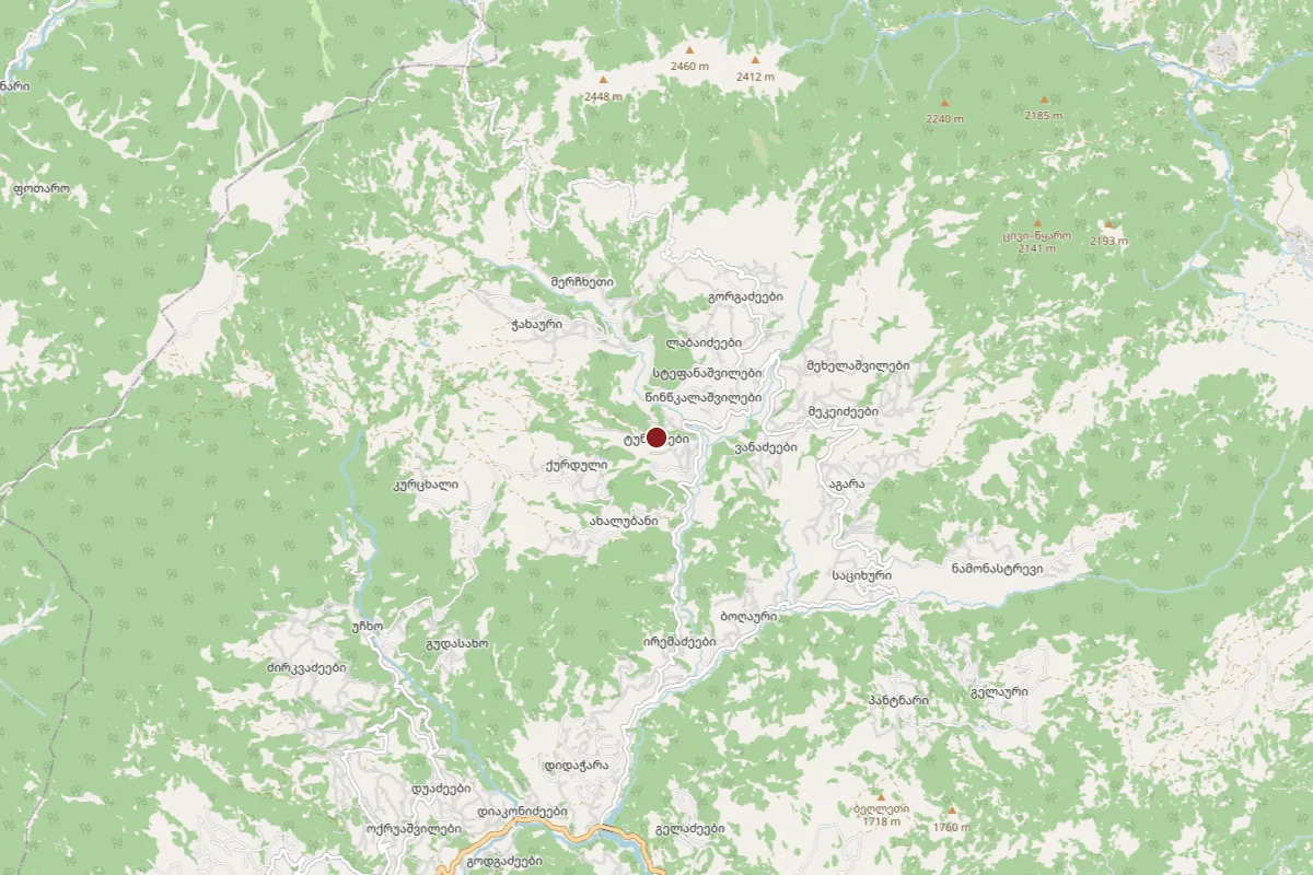 Tunadzeebi, OpenStreetMap