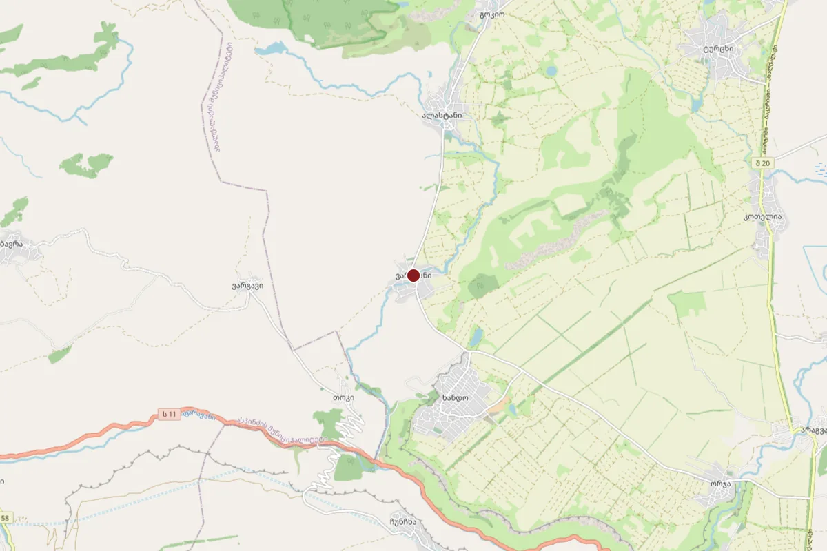 Varevani, OpenStreetMap