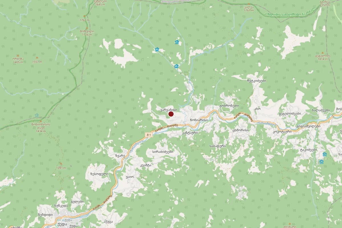 Varjanisi, OpenStreetMap