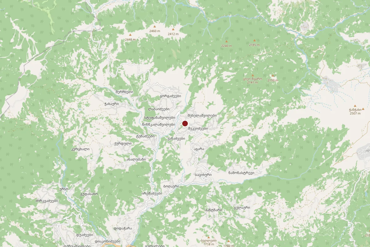 Vashaqmadzeebi, OpenStreetMap