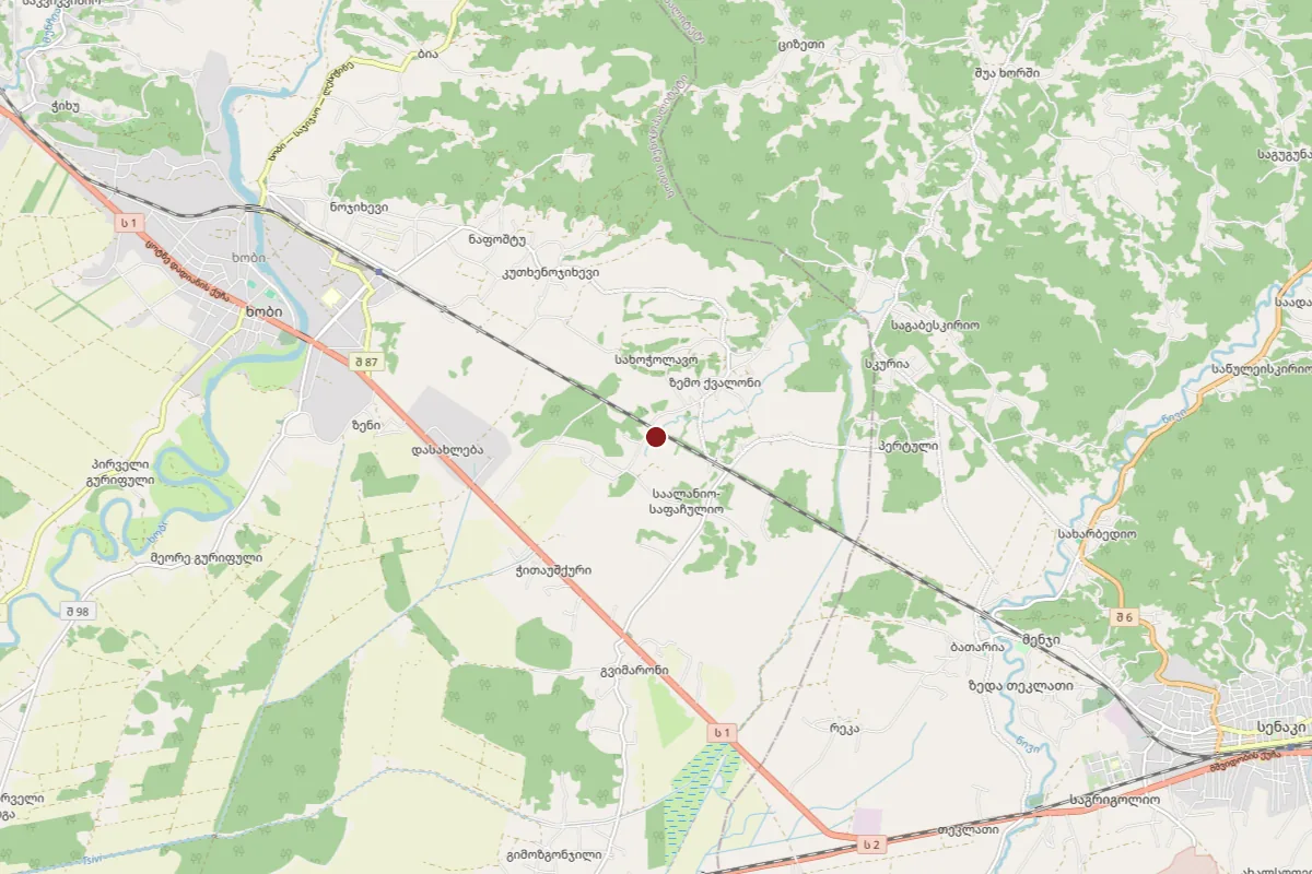 Zemo kvaloni, OpenStreetMap