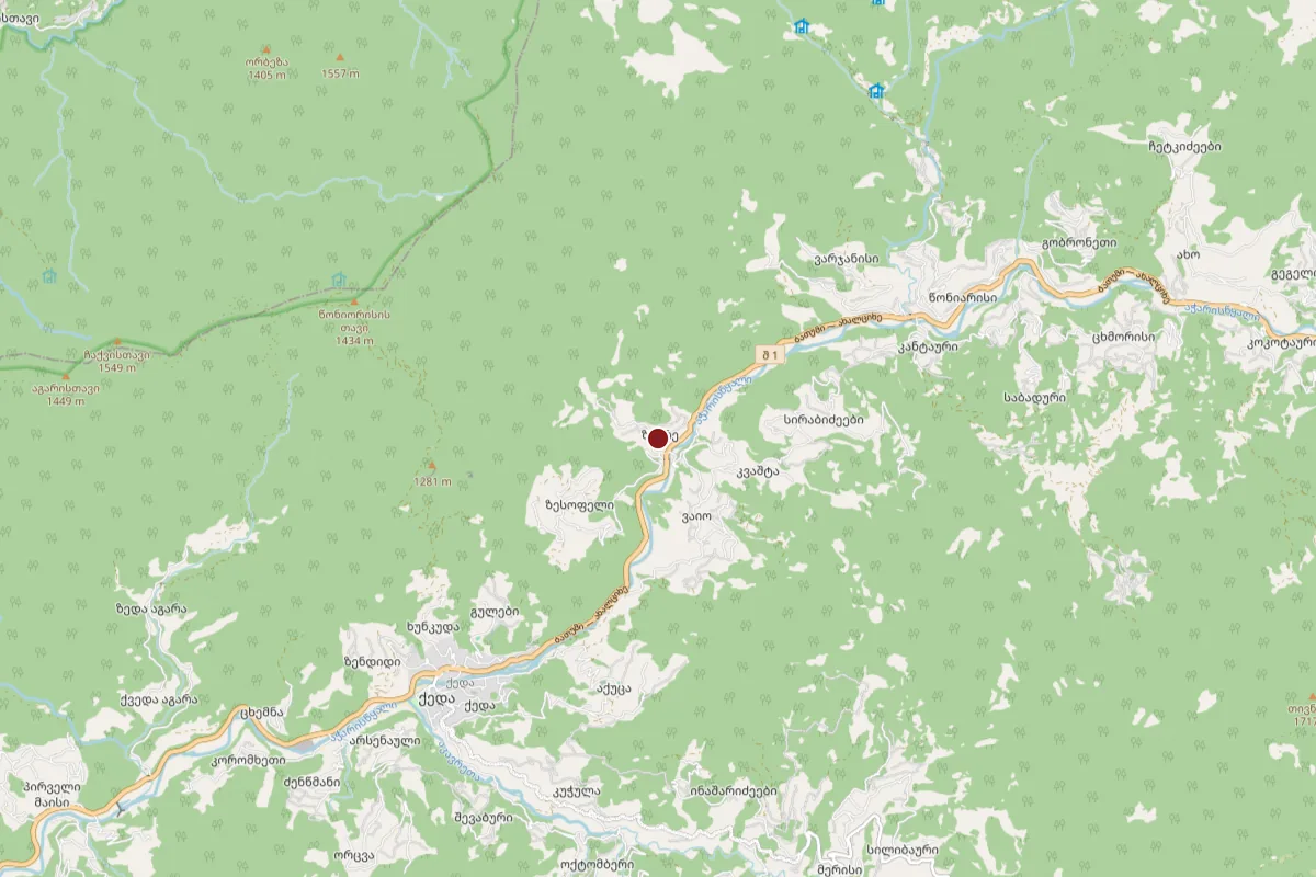 Zvare, OpenStreetMap